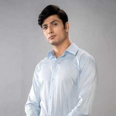 shirt is crafted from satin-finish Giza Cotton shirt