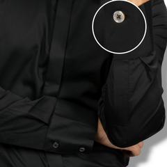 The Lance Collar – Black Beauty Luxury Shirt for Men