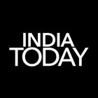 White 'India Today' text on a black background