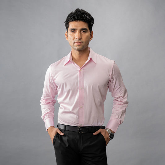 shirt is crafted from satin-finish Giza Cotton, 
