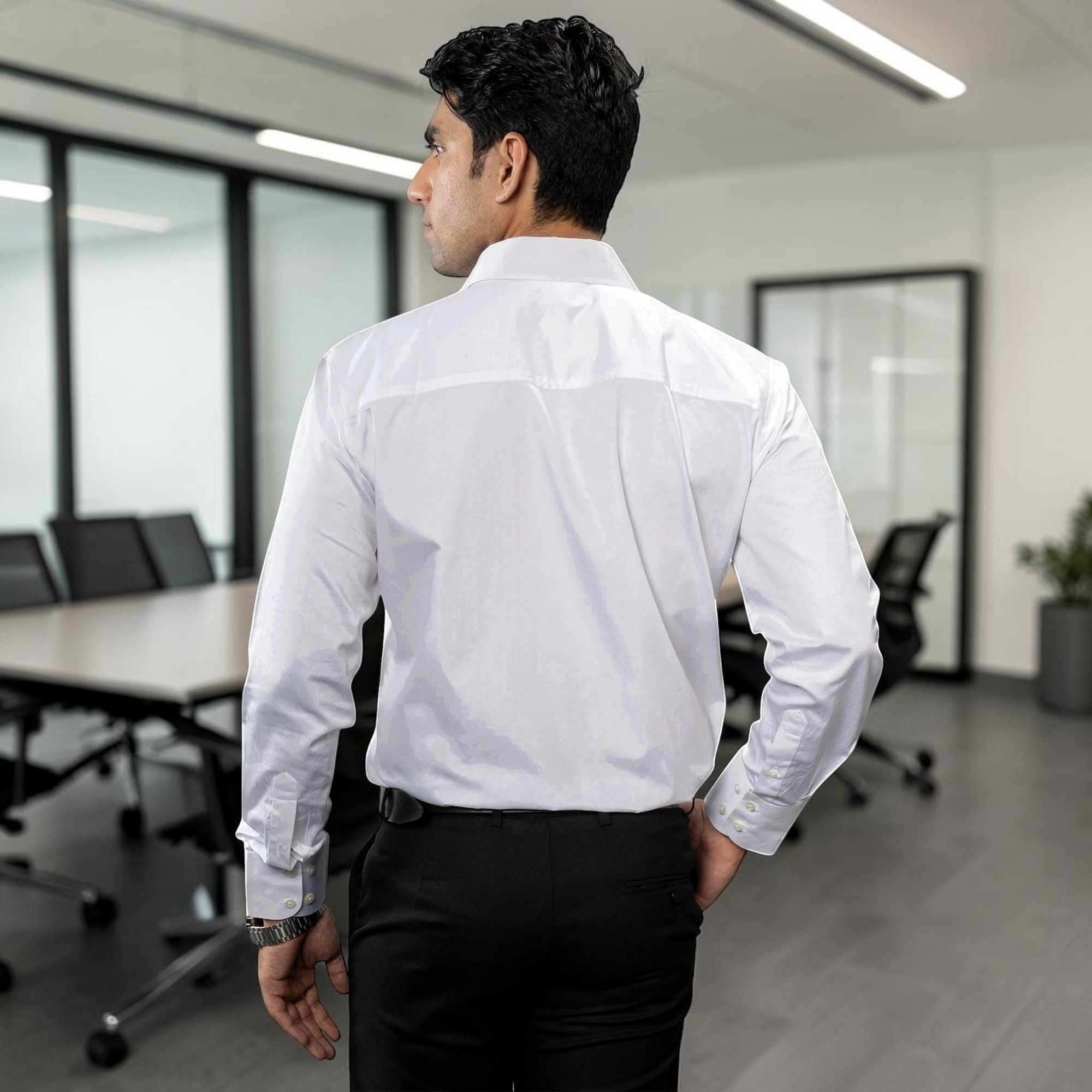 The Crown Spread – Bright White | Premium Men’s Shirt